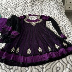 Short anarkali Indian outfit size small
